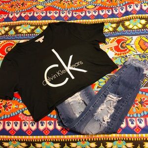 Vintage Calvin Klein Crop Top